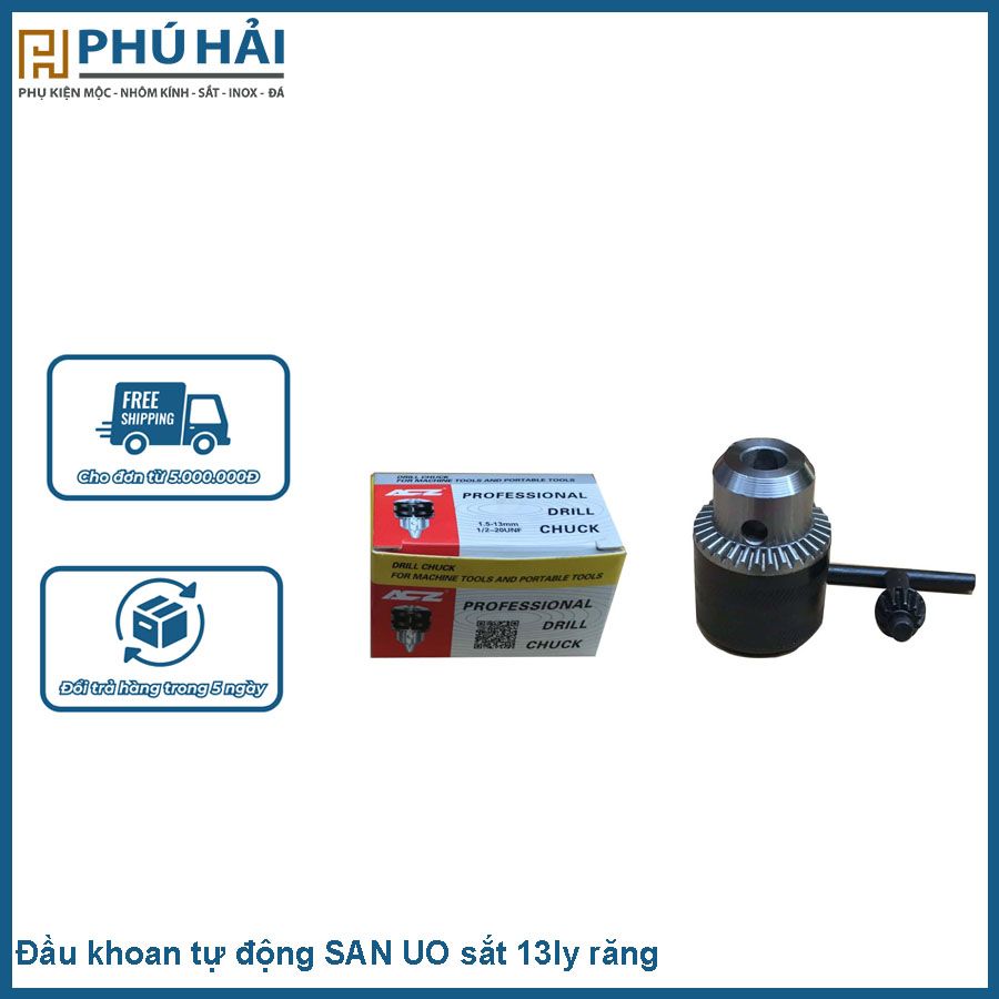  Đầu khoan tự động SAN UO sắt 13ly răng 