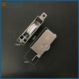  Bánh xe đơn chịu lực có tăng chỉnh dập lỗ hệ 55 ( bánh nhựa) 