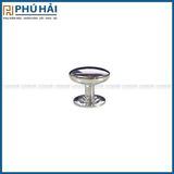  Núm tủ tròn màu inox 501 