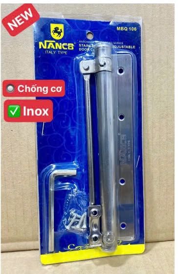  Tay đẩy hơi cửa tự động NANCB INOX (25C/H) 