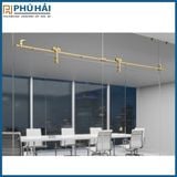  Bộ bánh xe đôi cửa lùa kẹp kính VICKINI 62004.001 phòng tắm 10*30 PSS inox bóng 