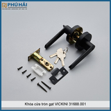  KHÓA TRÒN GẠT VICKINI 31688.001 OBP đen mờ 