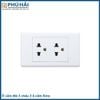  Ổ cắm đôi 3 chấu 2 ổ cắm sino 