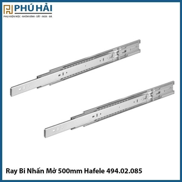  Ray bi nhấn mở 500mm Hafele 494.02.085 