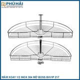  BXvip 217 mâm xoay 1/2 inox 304 -700mm 