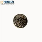  Núm tủ tròn lớn hoa văn cổ 