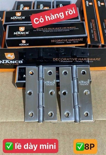 Bản lề lá nancb 8F dày 