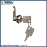  Khóa tủ cốp HAMMERED 103-20- 2F 48C/H 