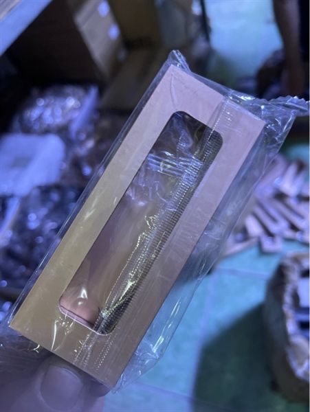  Tay nắm âm Nhôm Vàng Hồng 96mm 