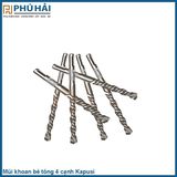  Mũi Khoan bê tông 4 cạnh Kapusi 