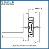  Ray Bi Nhấn Mở 500mm Hafele 494.02.085 