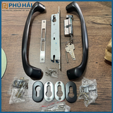  Khóa LÙA CHỮ C Màu Đen dùng cho XINGFA hệ 55 + 93 