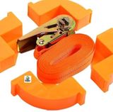  Đai ép góc cánh kính màu cam 