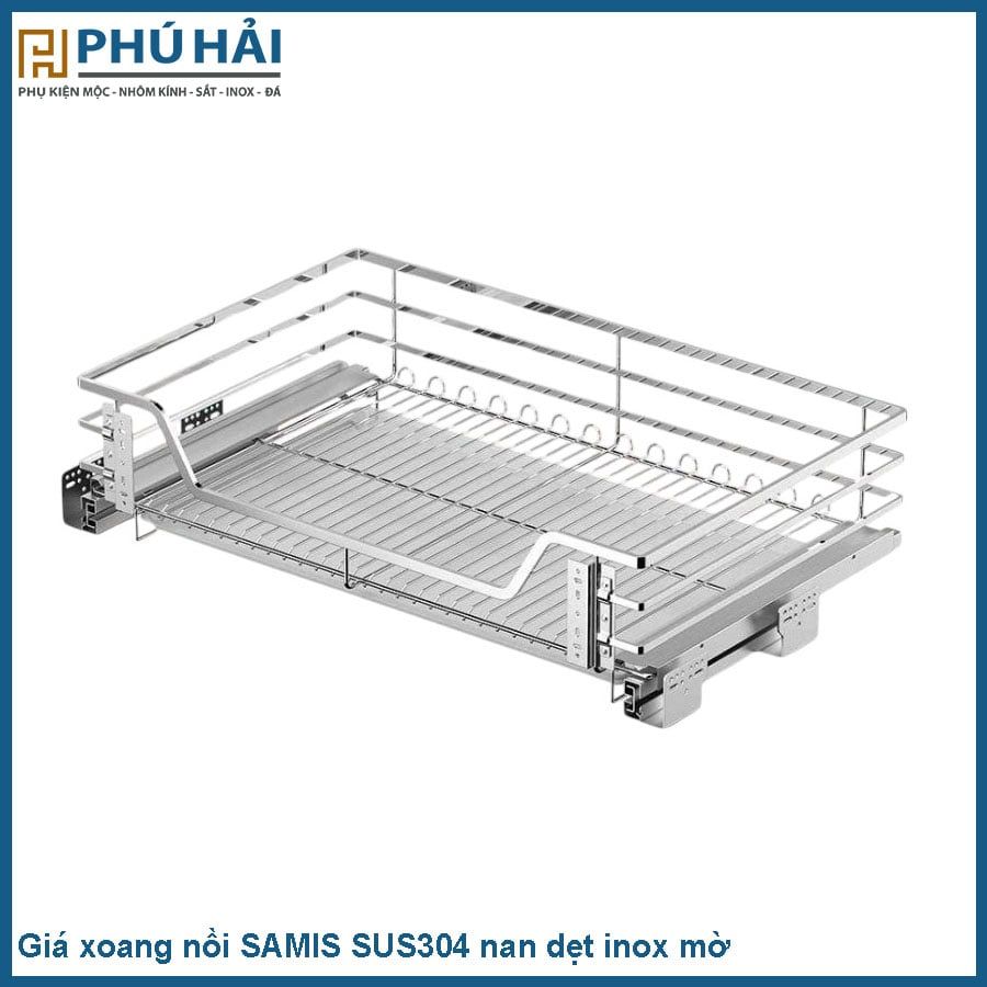  Giá xoang nồi SAMIS SUS304 nan dẹt inox mờ KT 800 