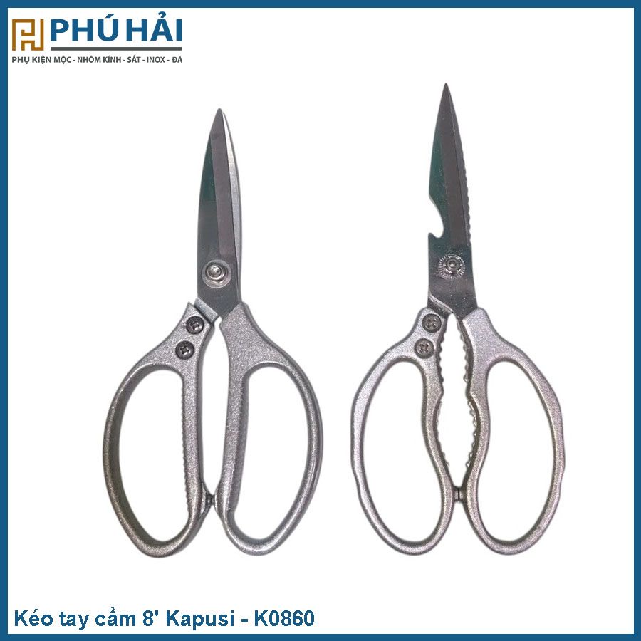  Kéo tay cầm XÁM 8' KPS_K0860_12C/H 