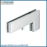  Kẹp góc HAFELE inox mờ 489.81.040 