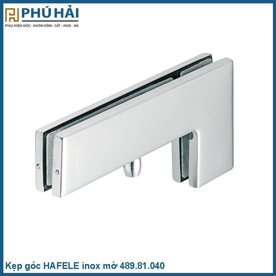  Kẹp góc HAFELE inox mờ 489.81.040 