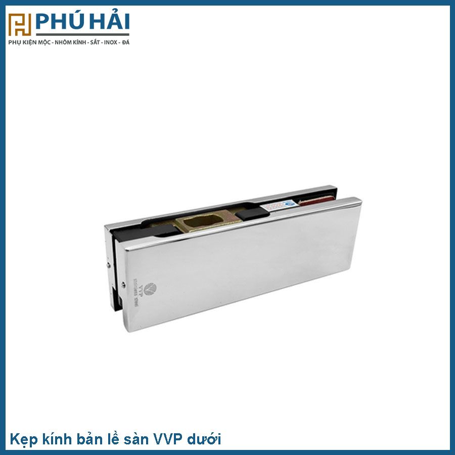  Kẹp kính bản lề sàn VVP dưới( loại dày) 