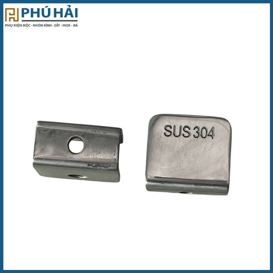 Kẹp kính bầu INOX 304 3F 