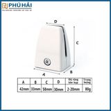  Kẹp kính để bàn - H0001N - Màu xám (cái) 