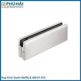  Kẹp Kính Dưới HAFELE 489.81.010 INOX MỜ 