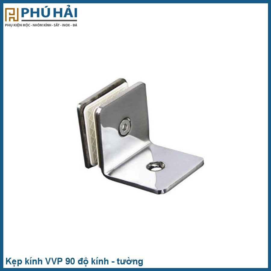  Kẹp kính VVP 90 độ kính - tường 