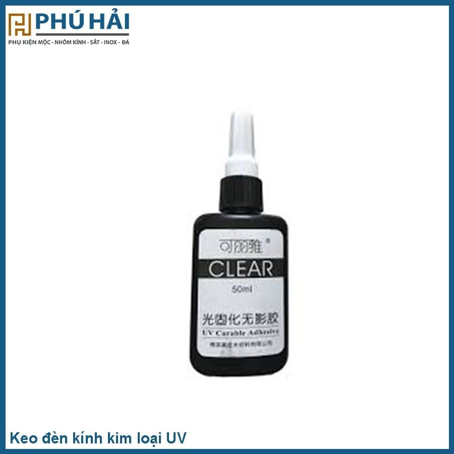 Keo đèn kính kim loại UV (Chai) 