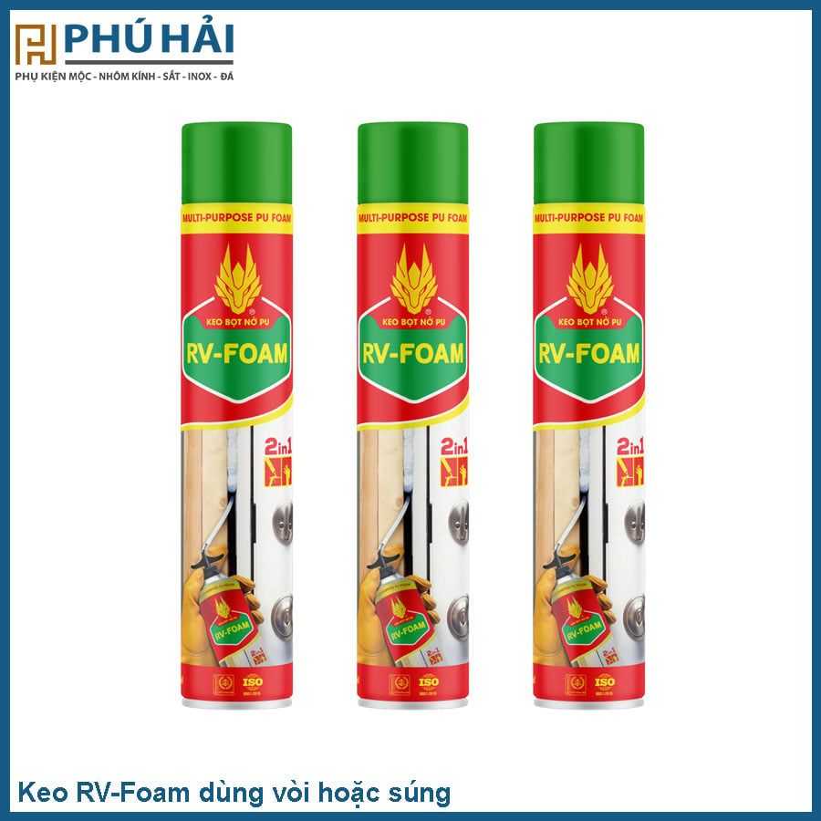  Keo RV Foam dùng vòi hoặc súng (Thùng 12 chai) 