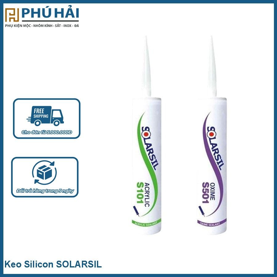  Keo Silicon SOLARSIL màu BROWN 