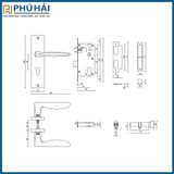  Khóa Cửa Nẹp Vickini 32015.MBG 