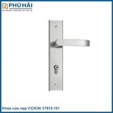  Khóa cửa nẹp VICKINI 37915.101 SSS inox bóng/ mờ, ruột 2 đầu(Cái) 