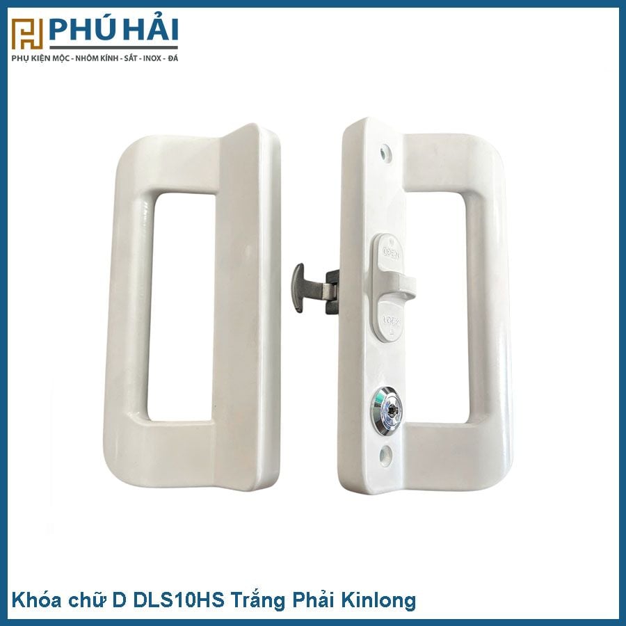  Khóa chữ D DLS10HS Trắng Phải Kinlong 