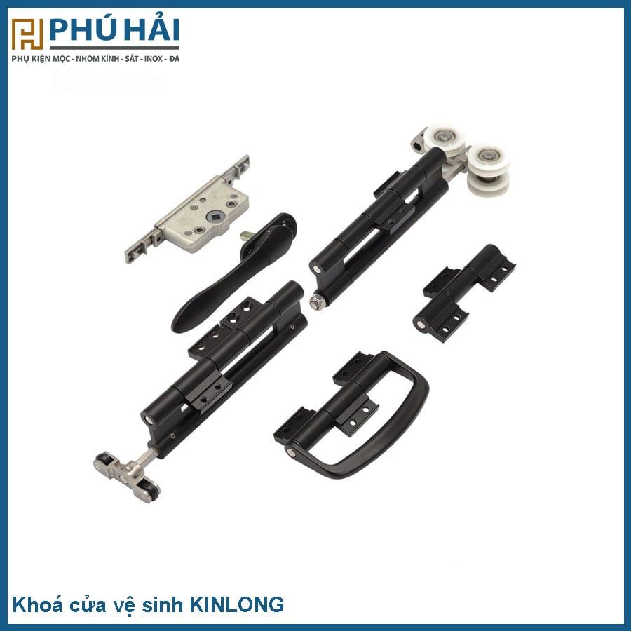  Khóa đơn điểm đen Kinlong hệ xếp trượt (chính hãng) 