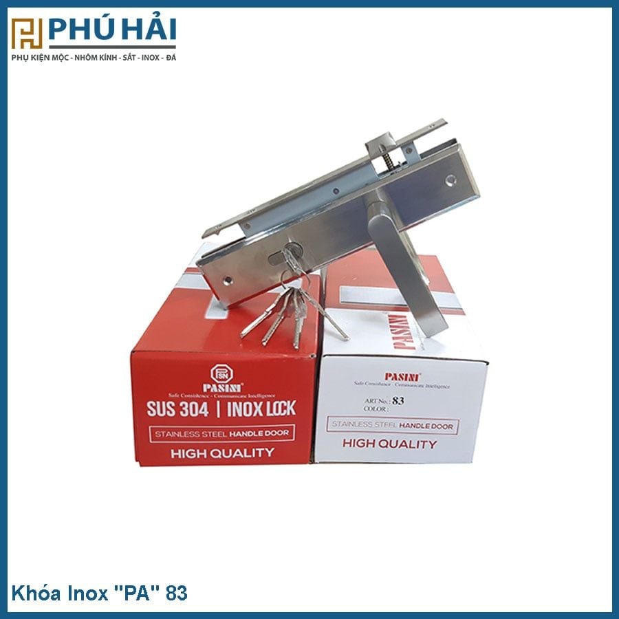  Khóa Inox "PA" 83 (T45, Tim A 70 2ĐC) 