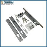  Khóa lùa tay nắm âm màu đen EURO 