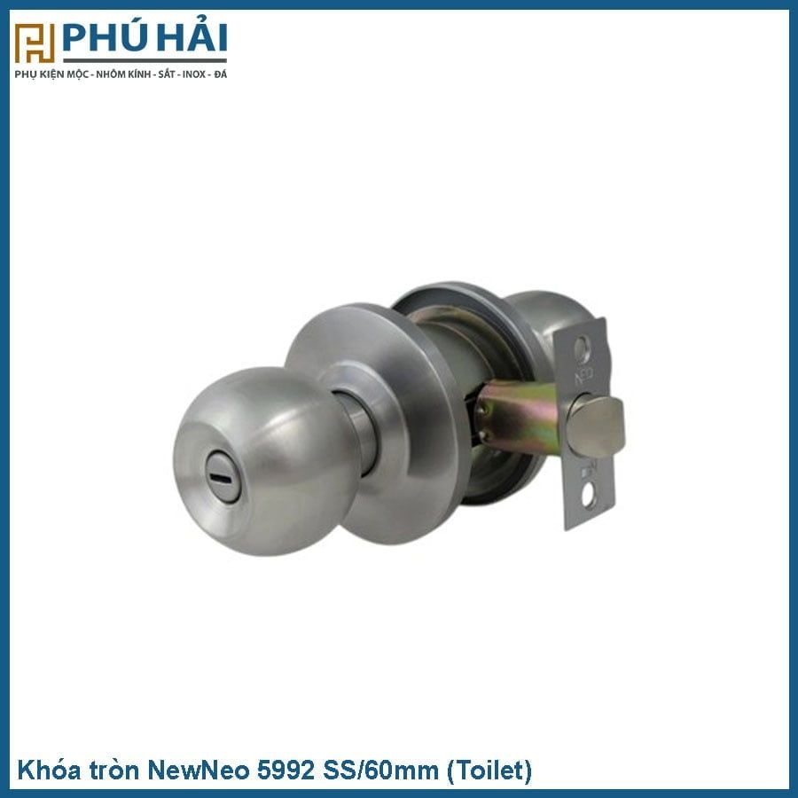  Khóa tròn NewNeo 5992 SS/60mm (Toilet) 