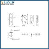  Khoá cửa Nẹp Vickini 32019.001 OBP 