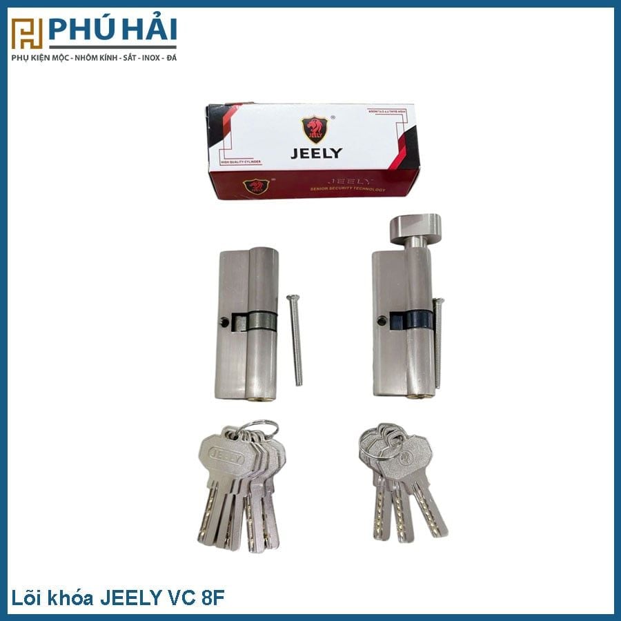  Lõi khóa JEELY VC 8F/Thau- Đen 