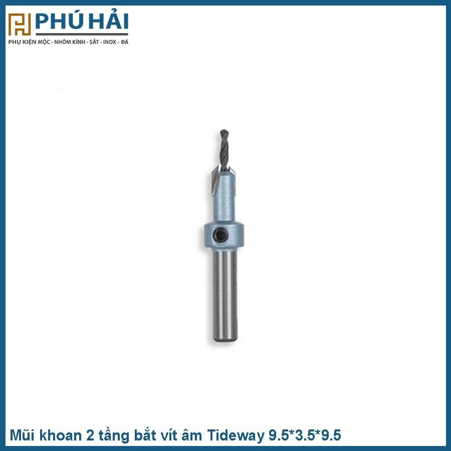  Mũi khoan 2 tầng bắt vít âm Tideway 9.5*3.5*9.5 