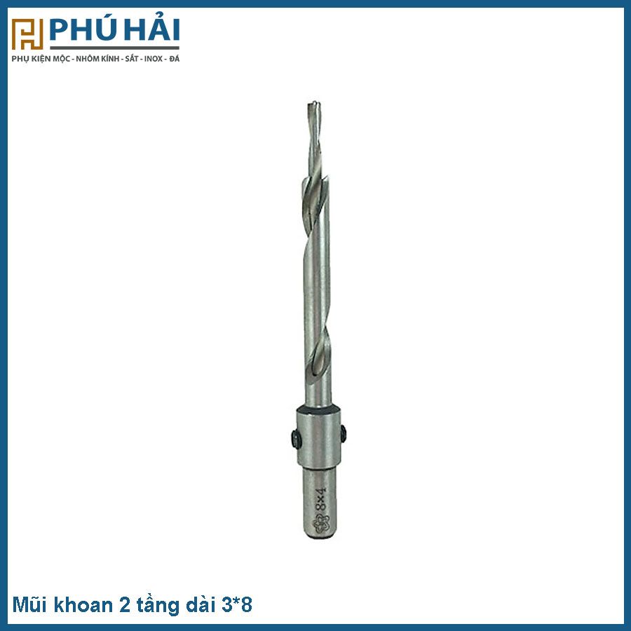  Mũi Khoan 2 tầng dài 3*8 