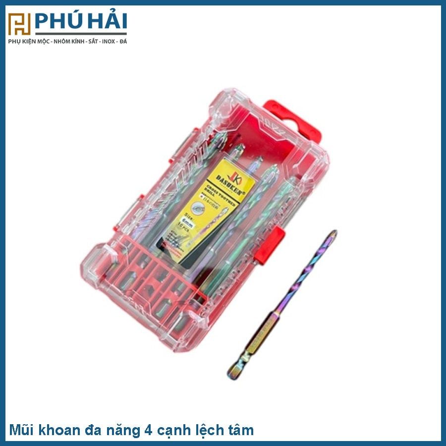  Mũi khoan đa năng 4 cạnh lệch tâm 12ly 