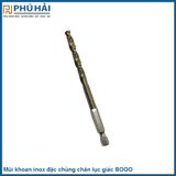  Mũi khoan inox đặc chủng chân lục giác BOGO 4.5 li 