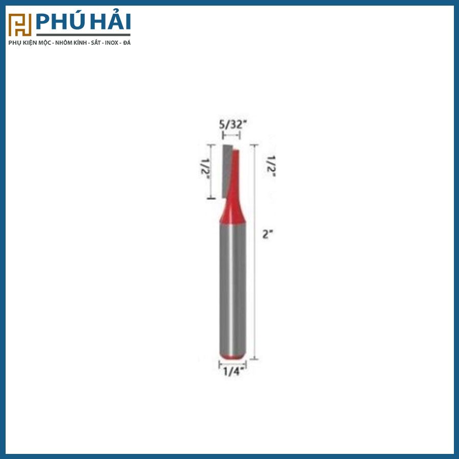  Mũi Router thẳng 1/4 