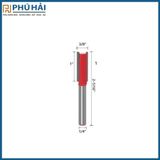  Mũi Router thẳng 1/4 