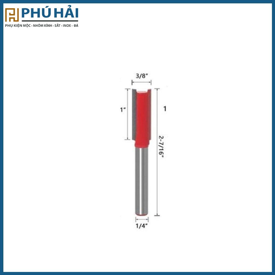  Mũi Router thẳng 1/4 