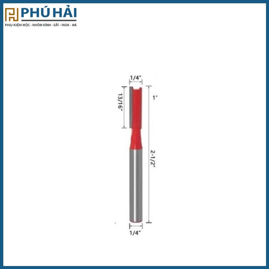  Mũi Router thẳng 1/4 