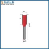  Mũi Router thẳng 1/4 