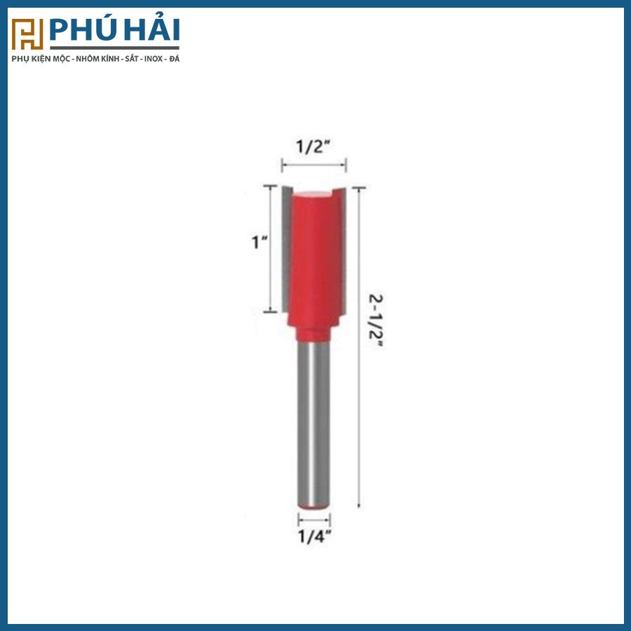  Mũi Router thẳng 1/4 