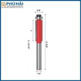  Mũi Router thẳng bi 1/4 