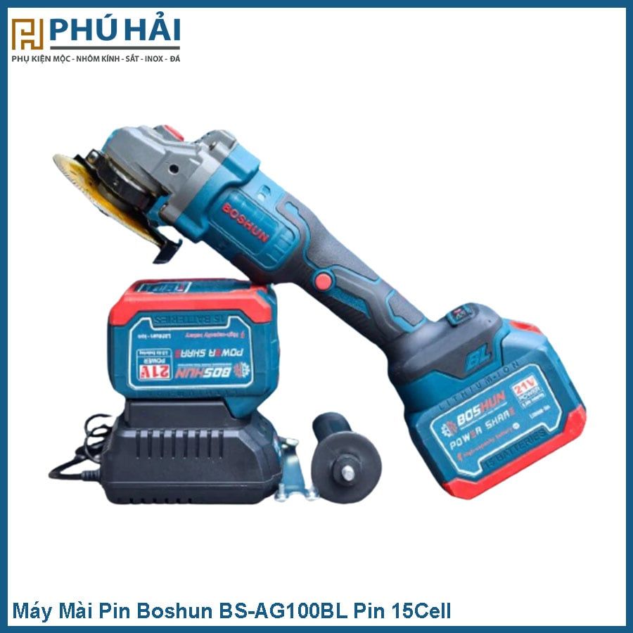  Máy Mài Cắt Bằng Pin Công Tắc Bóp Boshun BS-AG100BL 15 sell 
